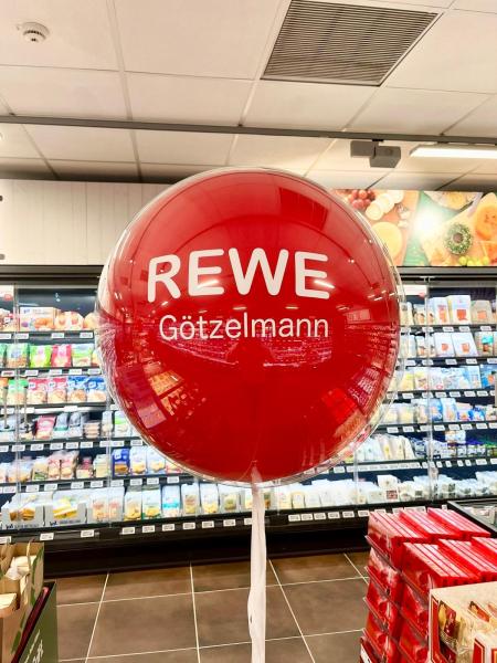 Personalisierter Bubble - Ballon in Ballon - ca. 60cm
